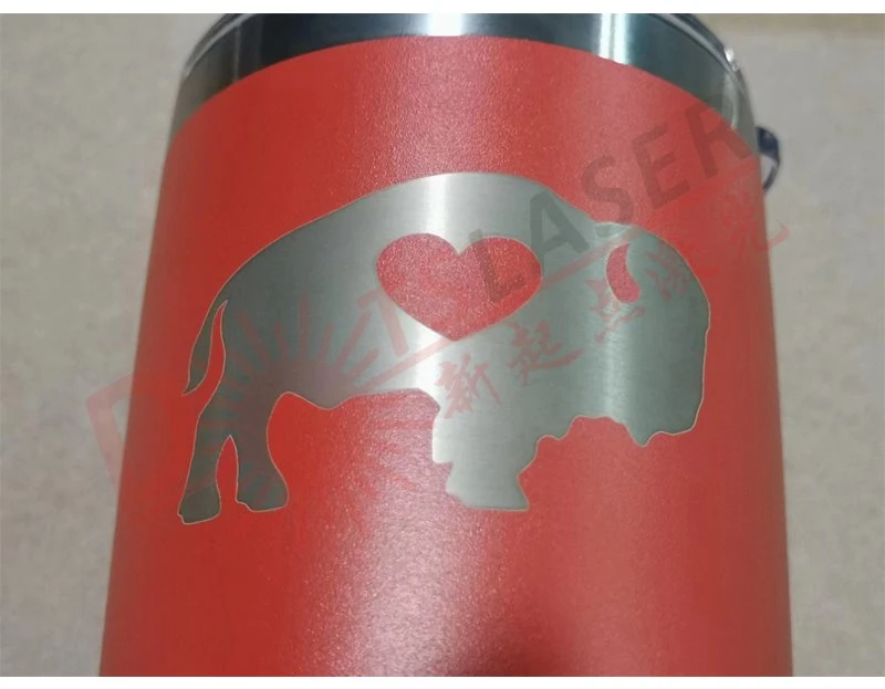 Laser engraving stainless steel cups