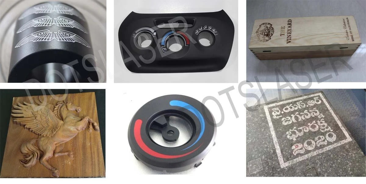 3D laser marking pretty samples