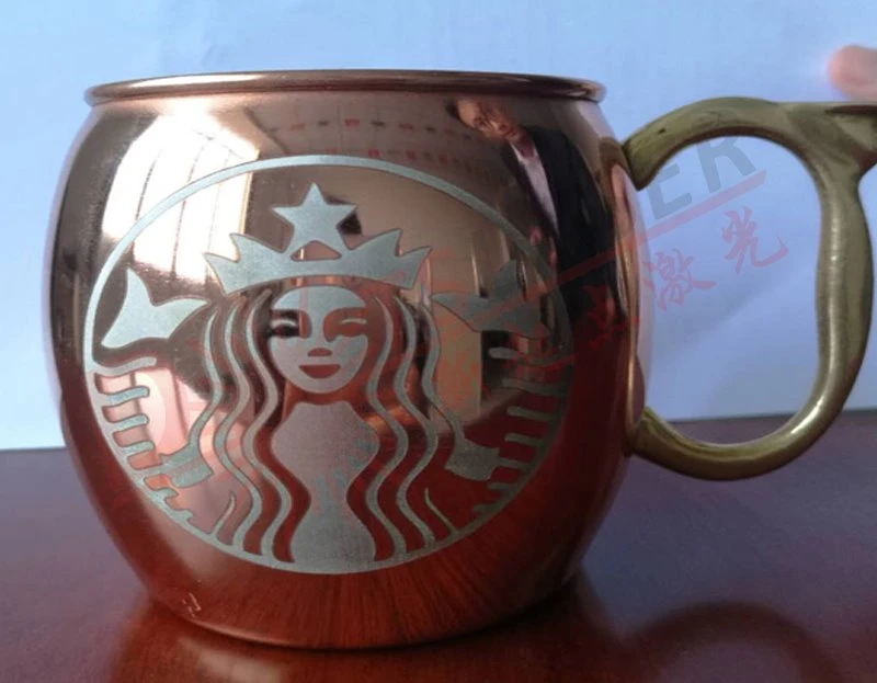 Laser engraving on cup Laser engraving on cup