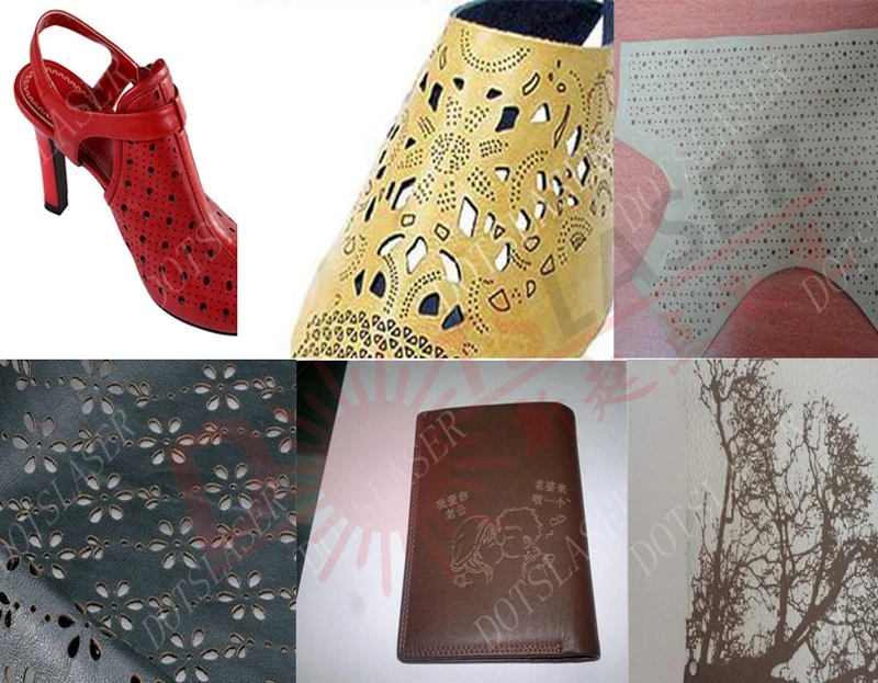 Laser cutting leather products