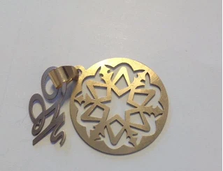 Laser cutting on steel