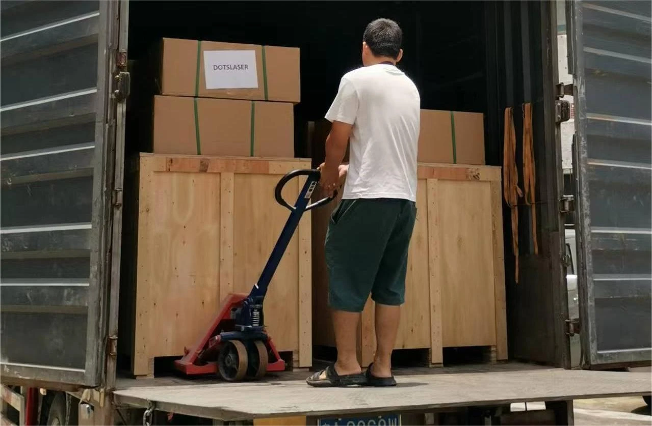 Laser equipment ready to ship Laser equipment ready to ship