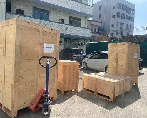 Laser marking machine wooden package Laser marking machine wooden package