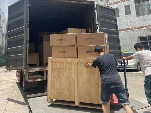 Laser machine wooden case package