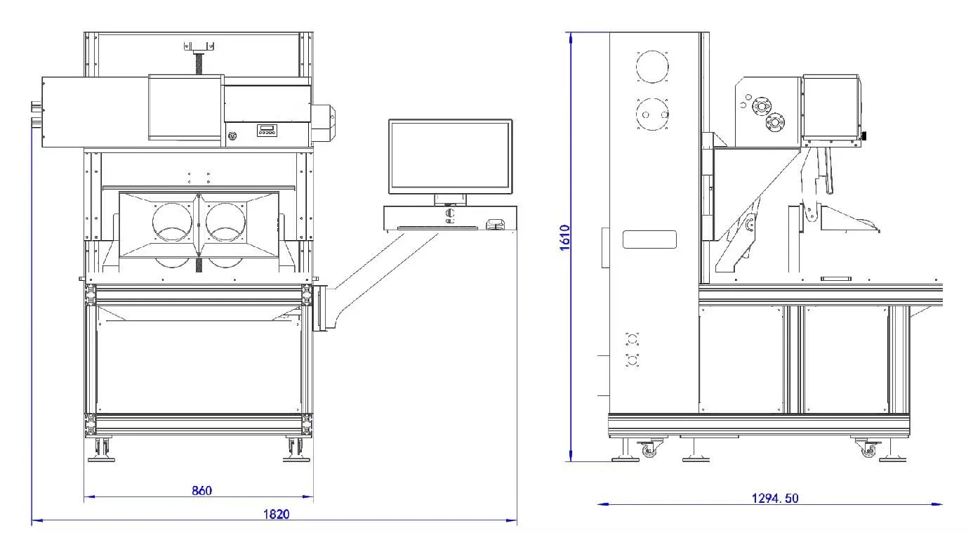 Machine size sketch instruction Machine size sketch instruction